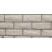 Фасадные панели (Цокольный Сайдинг) Grand Line Колотый Камень DESIGN Молочный (Пломбирный), ШОВ RAL 7006